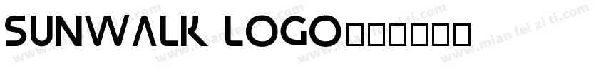 Sunwalk Logo字体转换